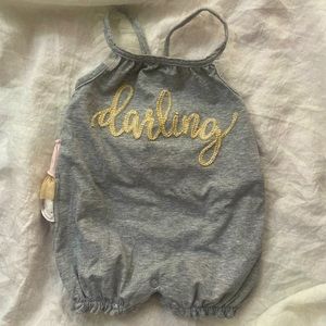 Mud Pie one piece 6-9mos Worn once